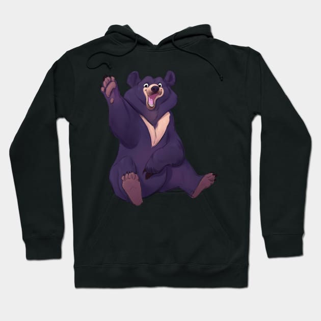 Moon bear Hoodie by PaulaBS